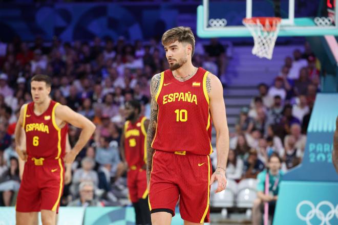 Juancho Hernangómez, en la derrota de España ante Australia en los Juegos (Foto: Cordon Press).