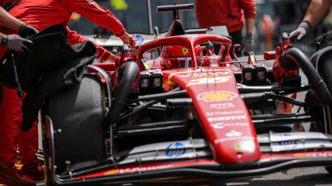 Charles Leclerc, en el Gran Premio de Bélgica (Foto: Cordon Press).