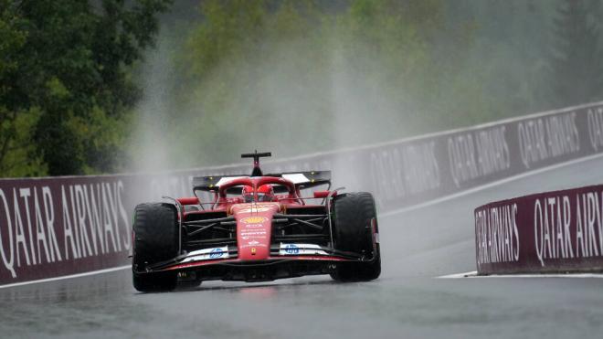 Charles Leclerc, en el Gran Premio de Bélgica (Foto: Cordon Press).