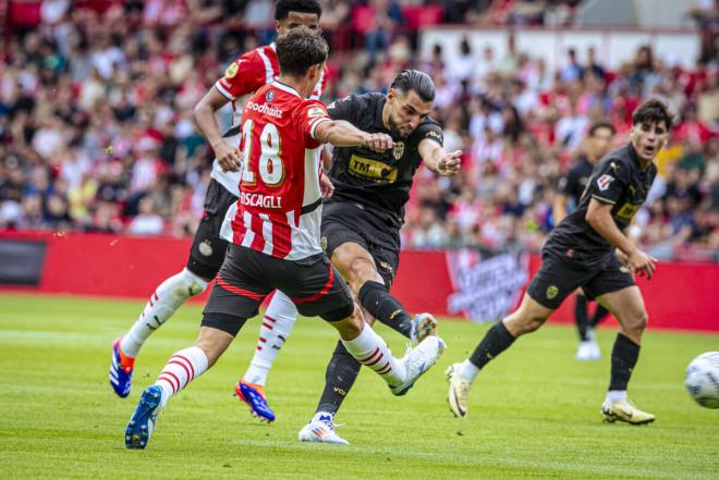 Rafa Mir en el PSV Eindhoven - Valencia CF