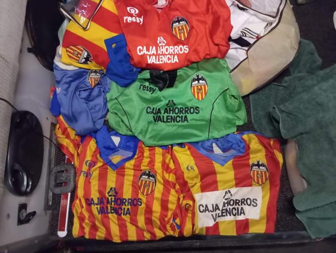 Camisetas del Valencia CF antiguas