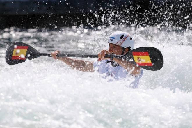 Maialen Chourraut, en los Juegos Olímpicos de París 2024 (Foto: EFE).