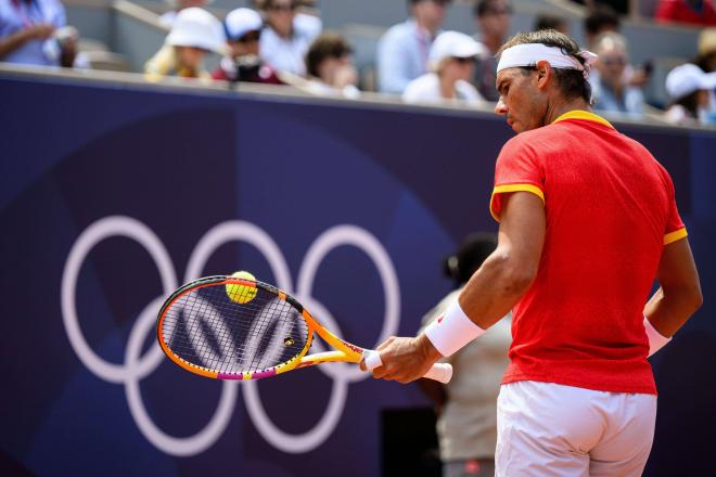 Rafa Nadal, ante Marton Fucsovics en París 2024 (Foto: Cordon Press).