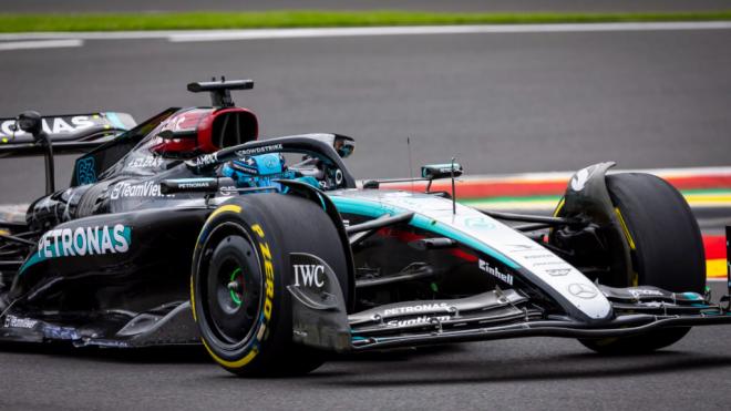 George Russell, en el Gran Premio de Bélgica (Foto: Cordon Press).