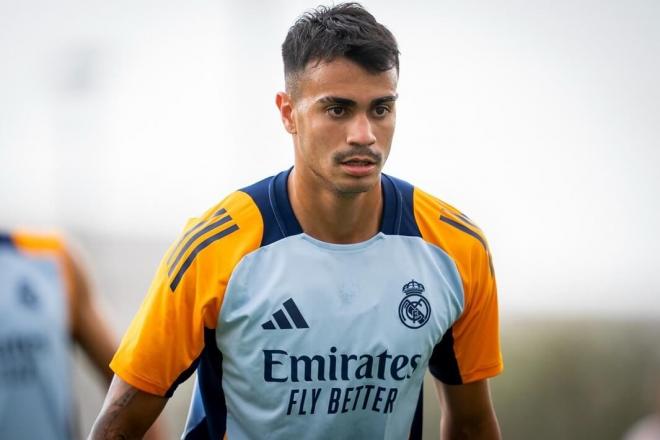 Reinier, en un entrenamiento con el Real Madrid (Foto: RM).