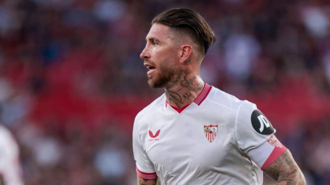 Sergio Ramos, durante la pasada temporada con el Sevilla (foto: Cordon Press).