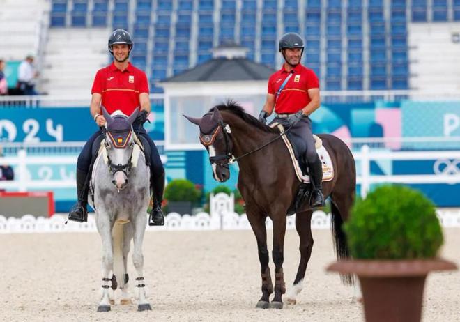 Carlos Díaz y Esteban Benítez en París 2024 (Foto: EFE).