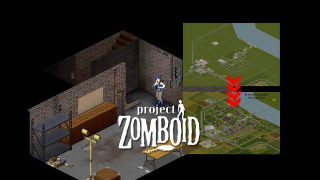 Los nuevos sótanos de Project Zomboid en la nueva ubicación de Riverside