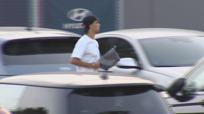 Joao Félix en su llegada al entrenamiento (ElDesmarque)