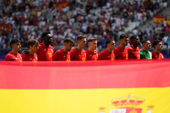 Cristhian Mosquera y Diego López, con España en los Juegos Olímpicos (Foto: sefutbol).