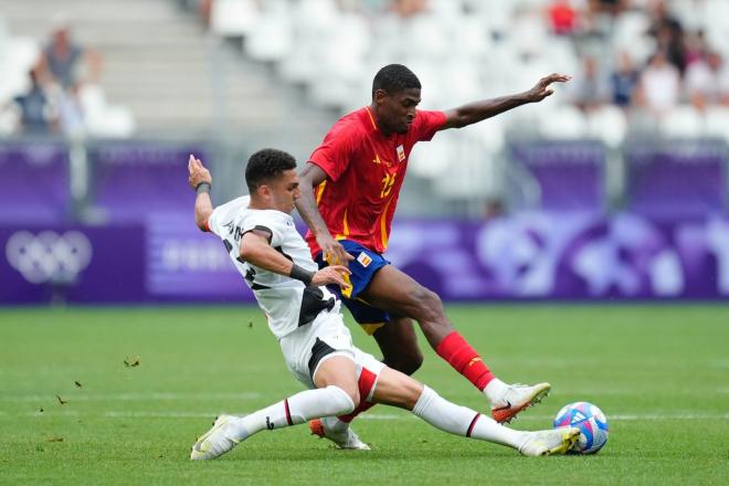 Cristhian Mosquera y Diego López, con España en los Juegos Olímpicos (Foto: sefutbol).