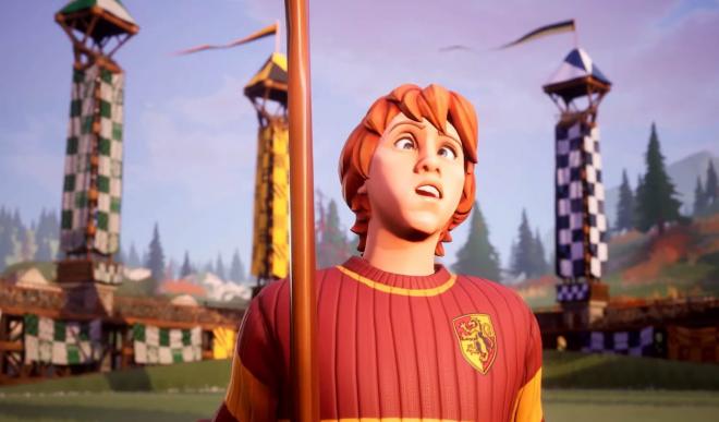 Ron Weasley es uno de los personajes principales de Harry Potter: Campeones de Quidditch.