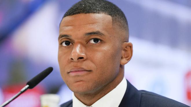 Kylian Mbappé, en su presentación con el Real Madrid (CordonPress)