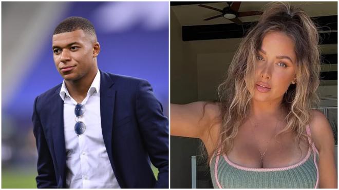 Kylian Mbappé y Dani Grace Almeida (RR.SS)