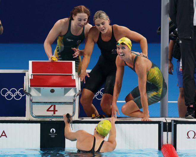 El equipo de Australia Femenina celebra la medalla de oro (Cordon Press)