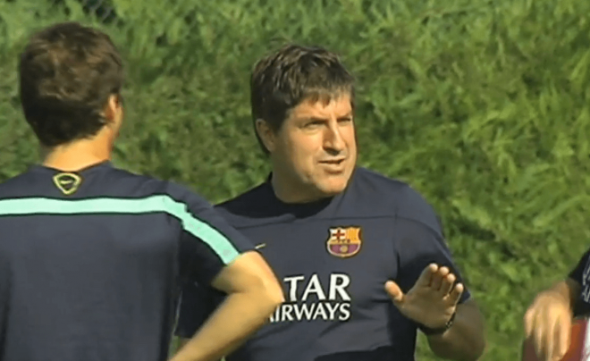 Jordi Roura durante su etapa en el Barcelona (Foto: ElDesmarque)