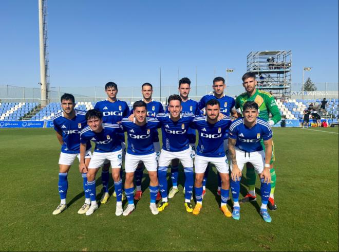 El once titular del Real Oviedo para medirse a Al-Ettifaq (Foto: Real Oviedo).