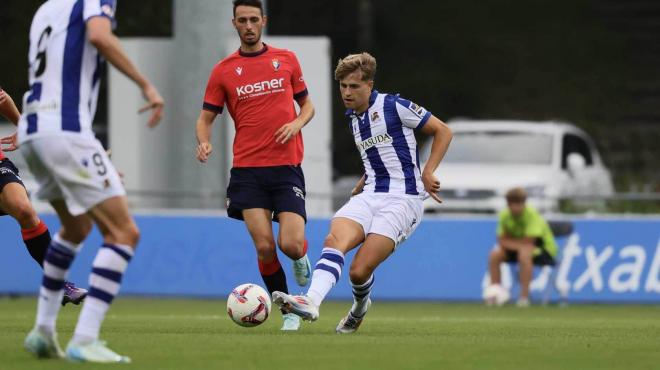 Lance del amistoso entre la Real Sociedad y Osasuna (Foto: Real Sociedad).