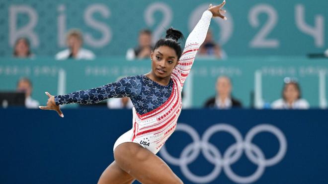 Simone Biles, compitiendo en los Juegos Olímpicos París 2024 (EuropaPress)