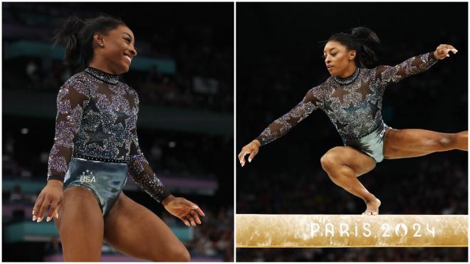 Simone Biles, en los Juegos Olímpicos (RR.SS)