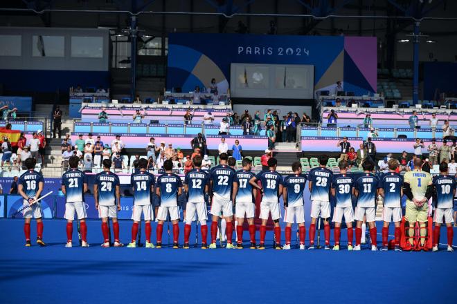 Inicio España-Francia de hockey en París (Foto: Cordon Press)