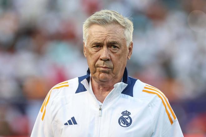 Carlo Ancelotti durante el Real Madrid - Milan (Cordon Press)