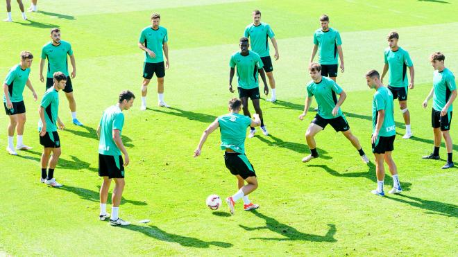 Entrenamiento del Athletic en Lezama (Foto: Athletic Club).