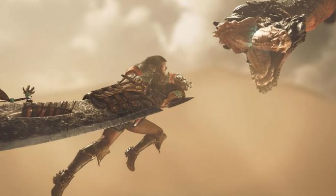 La escena final del segundo tráiler cinemático de Monster Hunter Wilds.