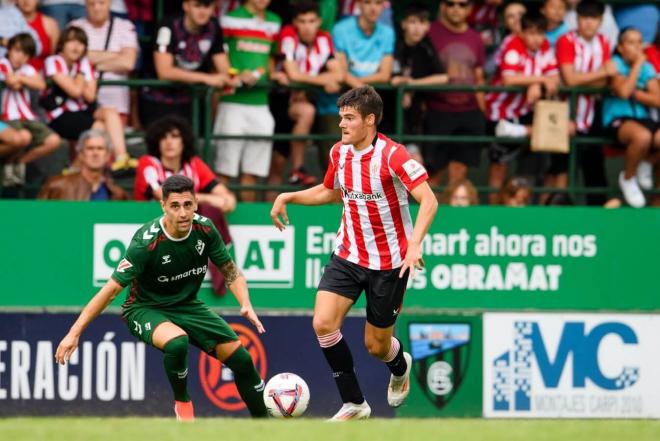 Peio Canales en el Athletic - Eibar disputado en Las Llanas (Foto: Athletic Club).