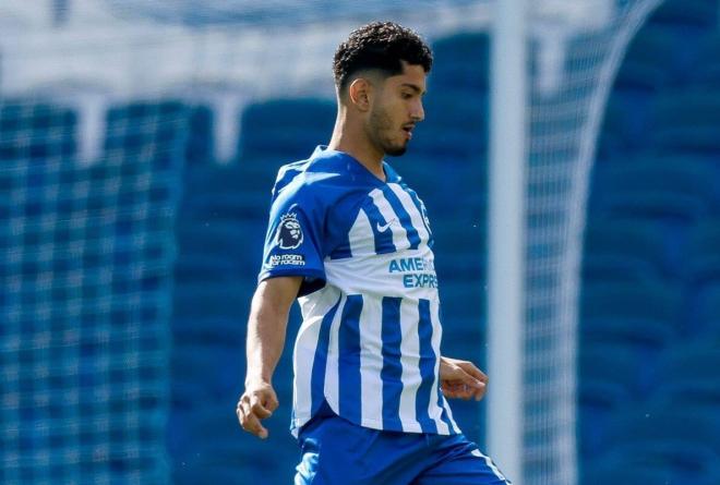 Steven Alzate, durante un partido con el Brighton (Foto: Cordon Press).