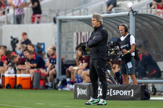 Manuel Pellegrini, durante la pretemporada (Foto: Cordon Press).