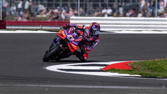 Jorge Martín, durante los libres del GP de Gran Bretaña de MotoGP (foto: Cordon Press).