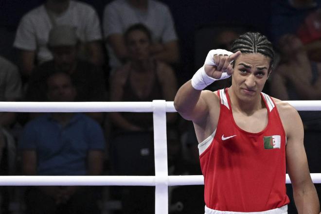 Imane Khelif en los Juegos Olímpicos de París 2024 (Foto: Cordon Press).