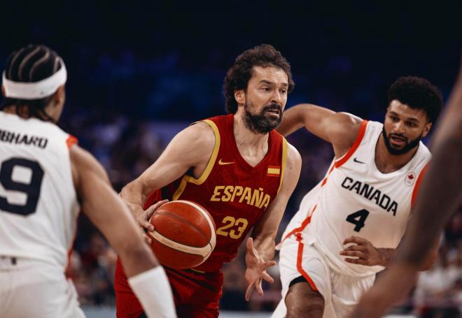 Sergio Llull, en el Canadá-España (Foto: EFE).