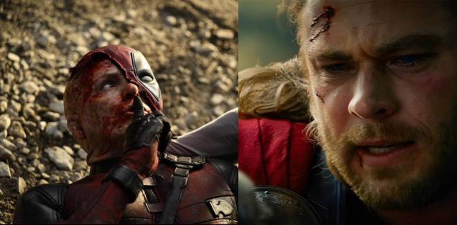 La escena de Thor llorando en Deadpool y Lobezno