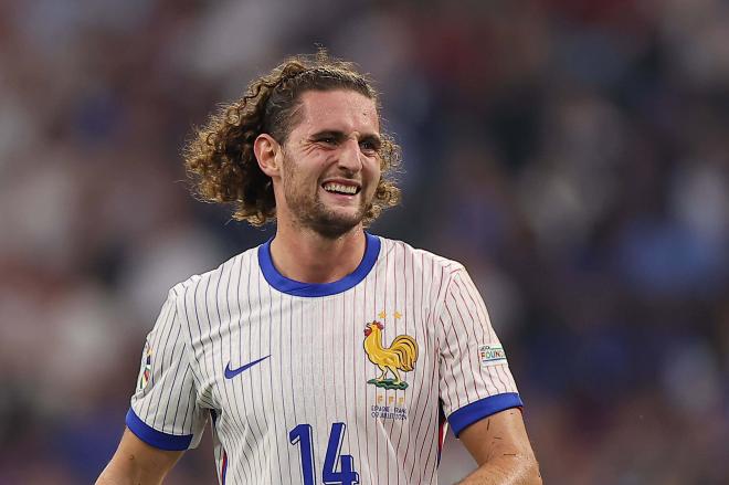 Rabiot, en un partido con Francia en la Eurocopa (Foto: Cordon Press)