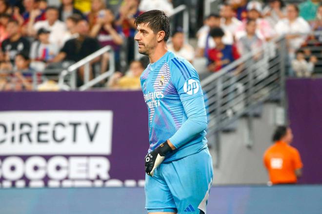 Thibaut Courtois, en el Clásico de pretemporada (Foto: Cordon Press).