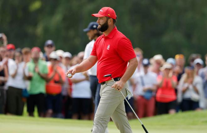 Jon Rahm, durante la final de golf en París (Foto: EFE).