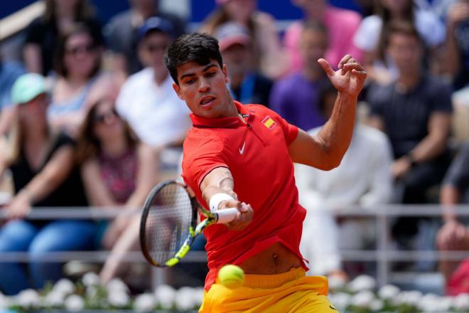 Carlos Alcaraz, en la final de París 2024 ante Djokovic (Foto: Cordon Press).