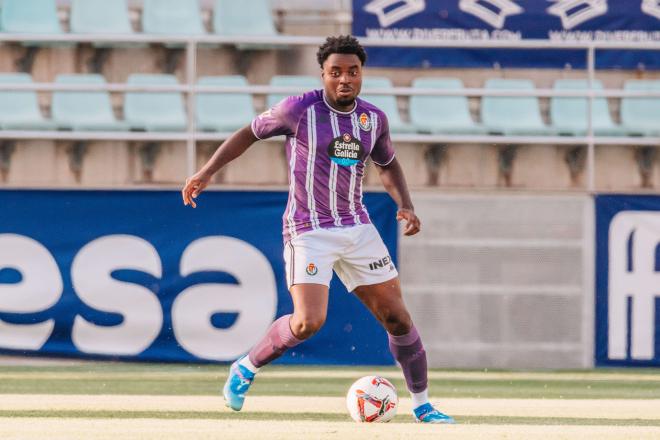 Enzo Boyomo, en pretemporada (Foto: Sara Cabezas).