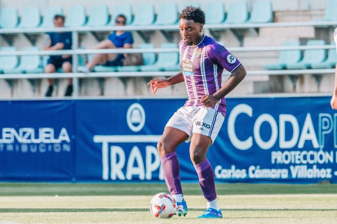 Enzo Boyomo, en pretemporada (Foto: Sara Cabezas).