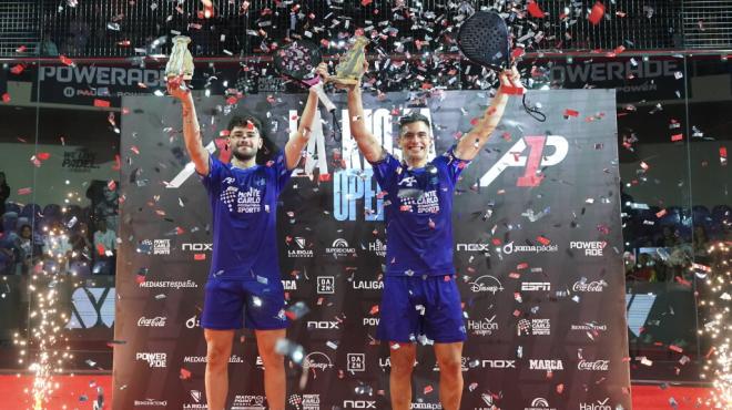 Maxi Arce y Franco Dal Bianco, campeones del A1 La Rioja Open (@a1padelofficial)