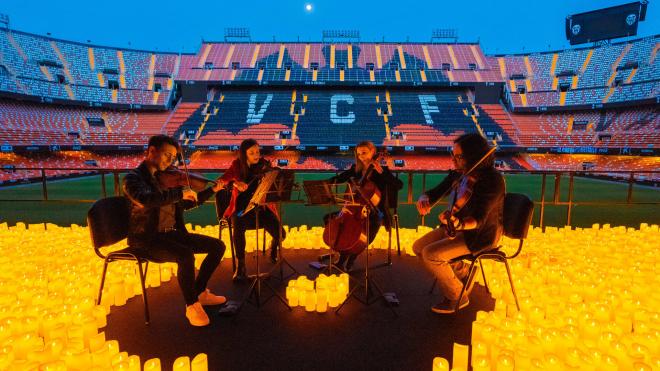 Mestalla albergará un concierto Candlelight tributo a la banda Coldplay (Foto: Valencia CF).