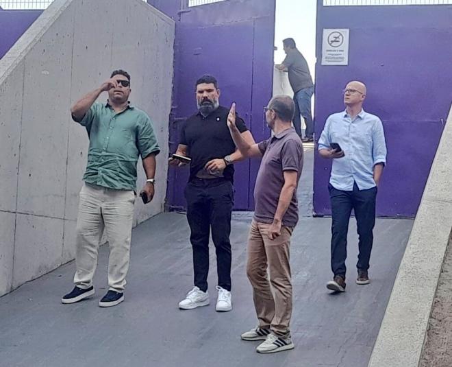 Ronaldo, junto a David Espinar, Matthieu Fenaert y Bruno Mazziotti.