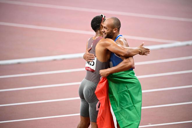 Andre De Grasse y Marcell Jacobs (Cordon Press)