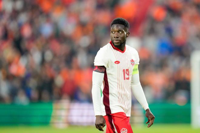 Alphonso Davies, en un partido ante Canadá (Foto: Cordon Press).