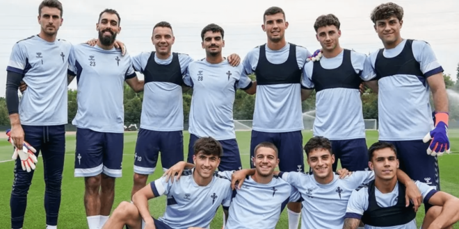 Jugadores gallegos del Celta de Vigo (Foto: RC Celta).