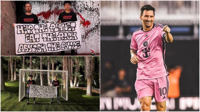 Vandalizan la mansión de Leo Messi en Ibiza (Futuro Vegetal)