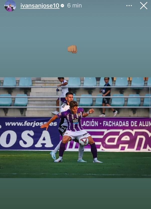 Historia de Iván San José 'Chuki' ante el interés del Betis (Foto: Instagram).