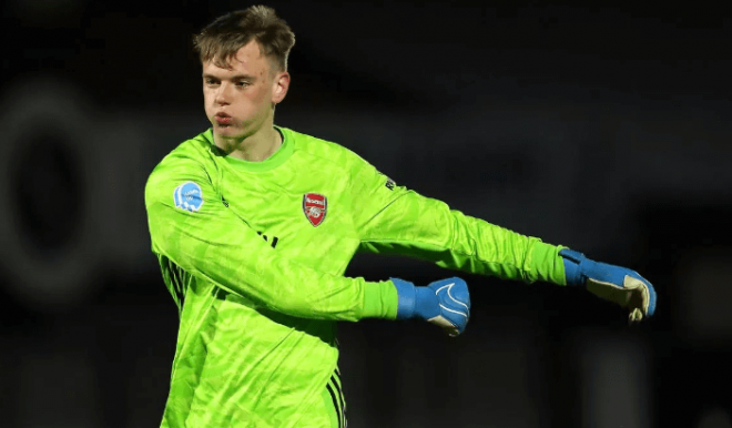 Karl Hein, con el Arsenal sub 23 (Foto: Getty Images).